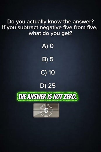 Don’t Miss This Trick | Subtracting a Negative… Most Get This Wrong #shorts #math #puzzle #iqtest