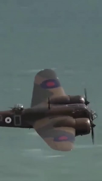 Blenheim Low Level Flyby at Beachy Head Cliffs