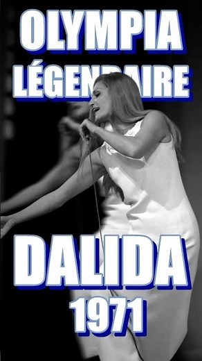 Legendary Olympia Dalida 1971
