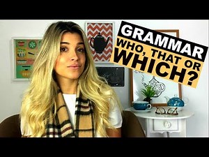 Who, Which or That? | Grammar | Eng