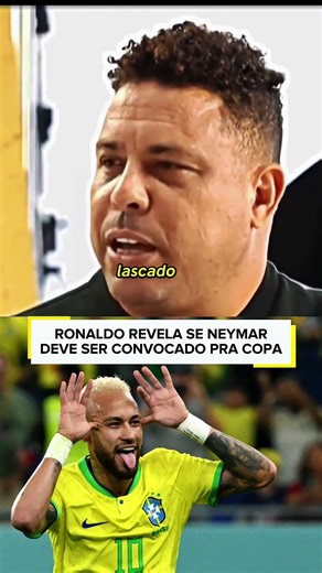 Tem como comparar Ronaldo com Neymar? #futebol #neymar
