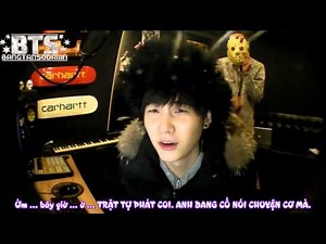 [BangTanSodamn][Vietsub] 130217 SUGA's log (ft RAP MONSTER) [BangTan Boys - BTS]