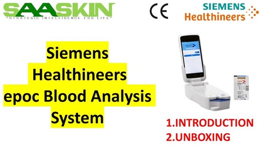 Siemens Healthineers epoc Blood Analysis System | Cat No - #11413750 | Medical POCT | Blood Gas | | SAASKIN Corporation Private Limited