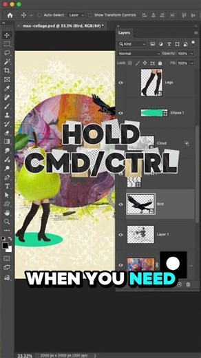 Move Photoshop Objects on Any Layer Instantly!