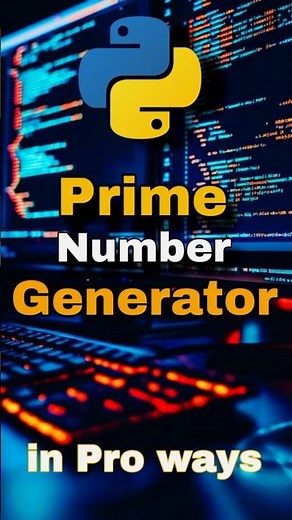 Python Yield: Build a Prime Number Generator in 30 sec | Beginner Tutorial