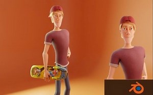 【Blender】Omar《Blender 角色创建： 掌握基础知识及其他》(中英双字)