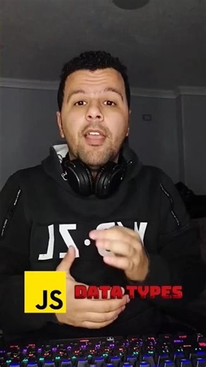 انواع البيانات في الجافا سكريت #shorts