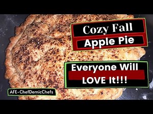 How to make a Fresh Apple Pie/Flaky Pie Crust/Step By Step/ Recipe/
