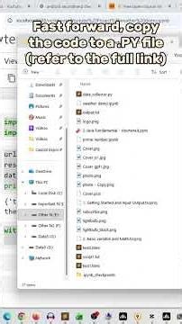 Collect Weather Data with Python (Free API open-meteo + Scheduler Tutorial) #shorts #python