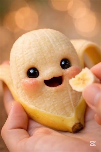 AI Fruits Eating… So Cute! 🍎🤖😍