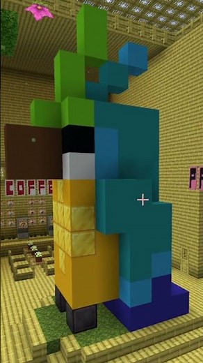 CREATE Your Own AMAZING Minecraft Parrot Statue!