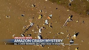 AMAZON CRASH MYSTERY: All three people on board were killed when a Amazon cargo plane crashed into a bay outside Houston, with the 767 breaking up on impact and authorities now hunting for clues into what went wrong. David Kerley reports. https://abcn.ws/2Erb9W1 | ABC World News Tonight with David Muir