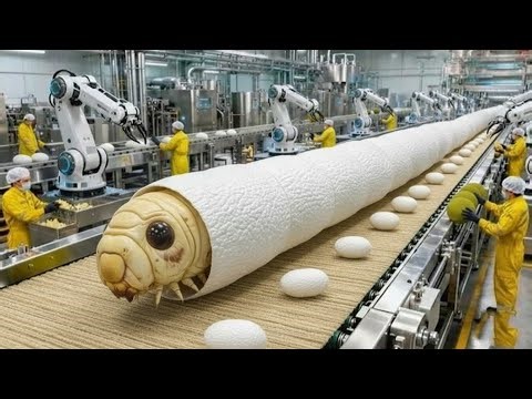 Inside the Largest Silk Production : From Silkworm Cocoon to High-End Luxury Fabric (Full Process)