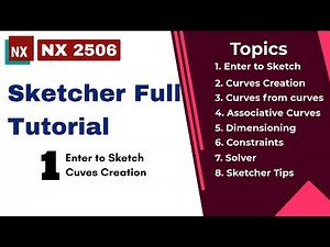 Siemens NX Sketching MADE EASY Secrets You Never Knew Part 1