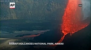 Lava seen spouting inside Hawaii's Kilauea Volcano