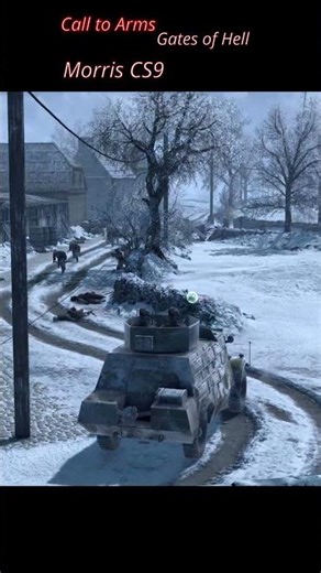 Броня на колесах: Morris CS9 у бою #gatesofhellostfront #gameplay #games