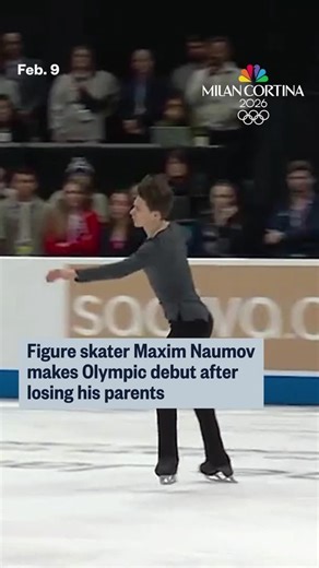 Max Naumov struggled to get back on the ice after his parents were killed in a plane crash. Now competing in his first Olympics one year later, he tells NBC News’ Tom Llamas how he’s carrying their memory to the world stage. | NBC News