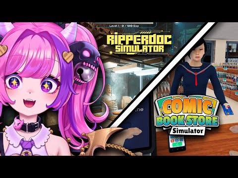 Ironmouse Plays Comic Book Simulator & More!