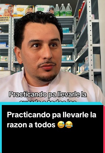 Practicar para darle la razón a los clientes: humor en droguería y farmacia