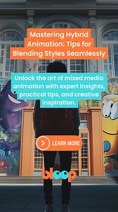 🔥 Want to make your animation stand out? Try hybrid animation—where 2D, 3D, and live-action collide! 🎬✨ But mixing styles isn’t always easy… So we’ve got pro tips to help you: ✅ Find inspo from the best hybrid animators 🎨 ✅ Pick the right software (Maya, AE, Toon Boom & more) 🛠️ ✅ Plan like a pro—storyboarding is your BFF 📝 ✅ Get feedback & level up your project 🔄 Check out the full guide here: 👉 https://www.bloopanimation.com/tips-for-hybrid-animation-projects/ #HybridAnimation #Animatio