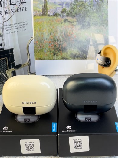 Lenovo Earzer XT66 PRO OWS headphones Al smart simultaneous translation headset can translate 134languages OWS headset features a digital control display, multiple color options, HD calling, and excellent bass quality with 2-year warranty] #createtowin