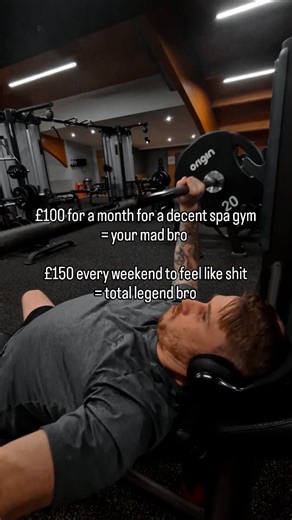 Can we agree? One hundred pounds is less than half a day’s wage Even if it was a full day’s wage are you really not worth one day of work for a whole month in a place that keeps you healthier and happier And your more likely to go because if the amount you pay You might be thinking, I don’t have the money for that, its not that you dont its just your spending it every else And this was me, £20 gym, and £80 for drinking money I know what it’s like to want change but not stay consistent long and b