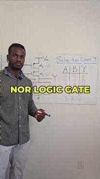 NOR Logic Gate - Solve for Output Y