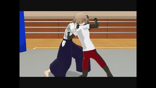 【MMD】ボクシングモーション・ボディーブローKO【モーション配布】