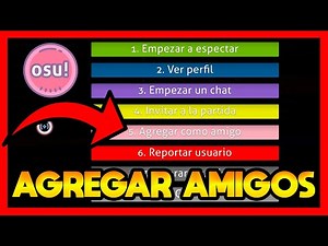 ✅COMO AGREGAR AMIGOS EN OSU