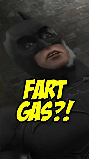 Scarecrow farts on Batman #legobatman #legobatmanlegacyofthedarkknight #batmanarkhamknight