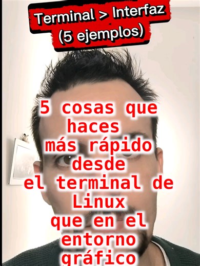 5 cosas que haces más rápido desde el terminal de Linux que desde el entorno gráfico #linux #terminal #bash #techtok
