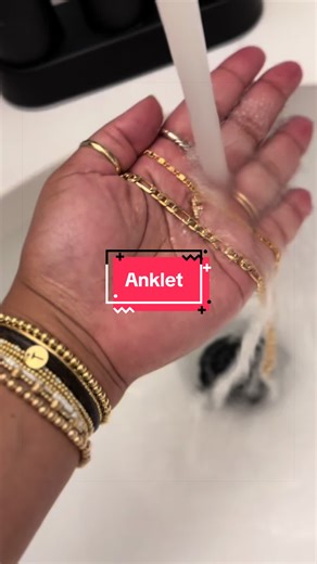 Finally found one that wouldn’t tarnish! #anklet #gania #jewelrytiktok #jewelry #anklets