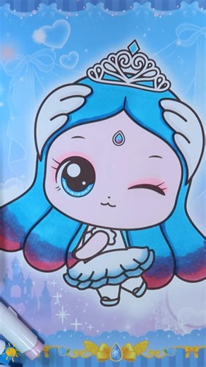 말랑핑 색칠 💗 | Oddly Satisfying Mallangping Coloring