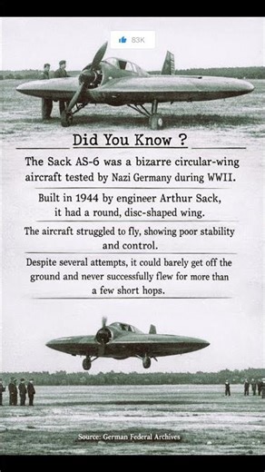 Sack AS-6 | Circular wing aircraft | WW2 - Germany