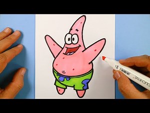 رسم سهل | تعلم رسم بسيط من كرتون سبونج بوب بطريقة سهلة وخطوة بخطوة | دروس متعة الرسم