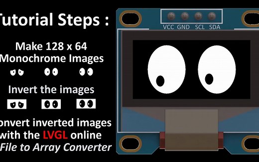 arduino OLED 动态眼睛效果（代码放在视频简介了！）