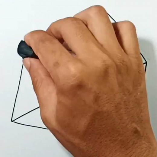 Easy Drawing Open Envelope #shorts