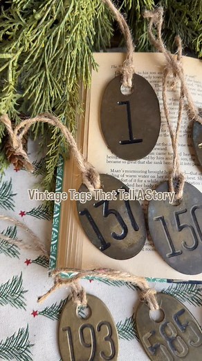Straight from the Texas hill country, these vintage brass cow tags have a story to tell. 🐄 | The Little Burlap Barn