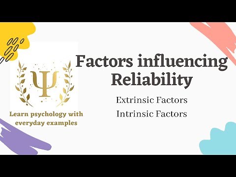 Factors influencing Reliability of test scores || Psychological Testing