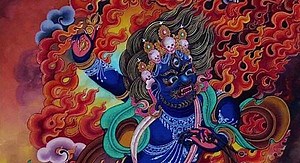 Vajrapani, the "Hand of Buddha" defeats the poisons : pride, anger, hate and jealousy - Buddha Weekly: Buddhist Practices, Mindfulness, Meditation