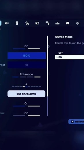 Use these settings #fypシ #fortnite