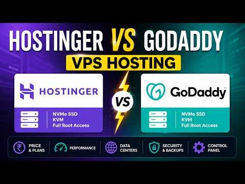 Hostinger vs GoDaddy VPS Hosting 🔥 Which VPS is Better?