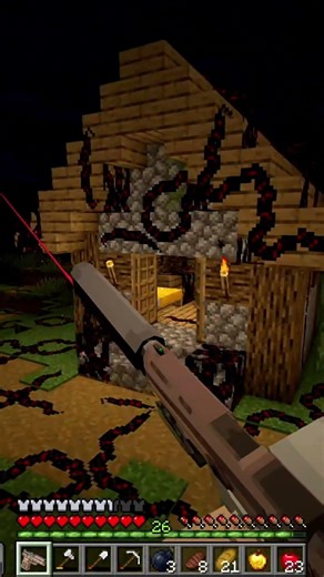 A luta no mundo invertido #minecraft #demogorgon #strangerthings