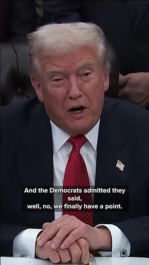 Trump thanks Senate Democrats for ending the government shutdown