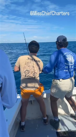 Jake and Jordan Leuffen showed up ready to hunt Sailfish with Team Miss Chief today — and they delivered! 💥 We went 3 for 4 on live ballyhoo and threadfin herring. Huge congrats, fellas! 🎣 #TeamMissChief #KeyLargoCharter #FloridaKeysAdventure #SailfishSeason #FishingGoals | Miss Chief Charters