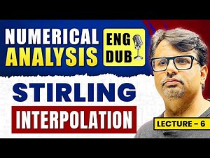 Stirling Central Difference Formula | Numerical Analysis in English by GP Sir