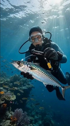 Speed Fish POV 😱 Mackerel Camera View | Fast Ocean Life 🐟⚡