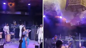 Moment Goa nightclub fire breaks out and spreads rapidly captured in crowd footage