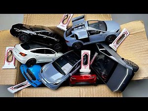 Box Full of TESLA Diecast Model Cars - Model X/Y/3/S Cybertruck 😎