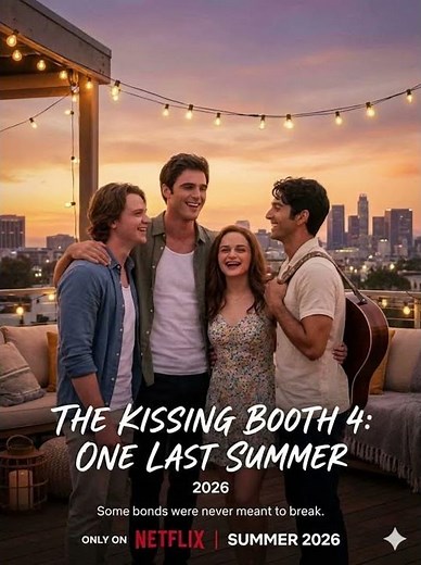 🎬 THE KISSING BOOTH 4: ONE LAST SUMMER (2026)Some rules were always meant to be broken.